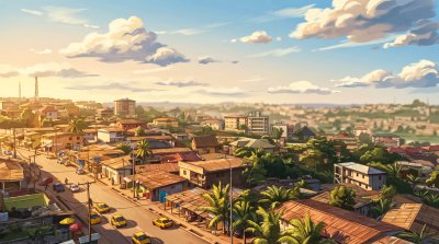 Vue panoramique de Yaoundé – Paysage urbain et développement de la capitale du Cameroun