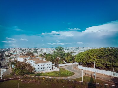 Vue aérienne de Yaoundé – Capitale du Cameroun