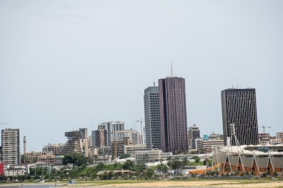 Panorama urbain des immeubles du quartier d’affaires d’Abidjan