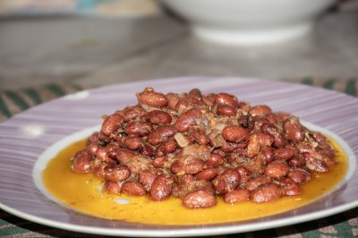 Red beans mijoté à palm oil – traditionnel africain dish