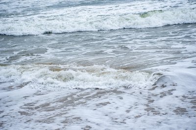 Foam vagues sur le shore de San Pedro, Côte d'Ivoire – Atlantic océan