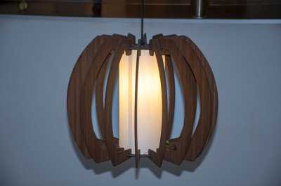 Wooden design suspension lumineuse – contemporain décoratif lighting – N°421