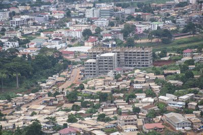 Vue aérienne de le quartier Golf à Yaounde 02