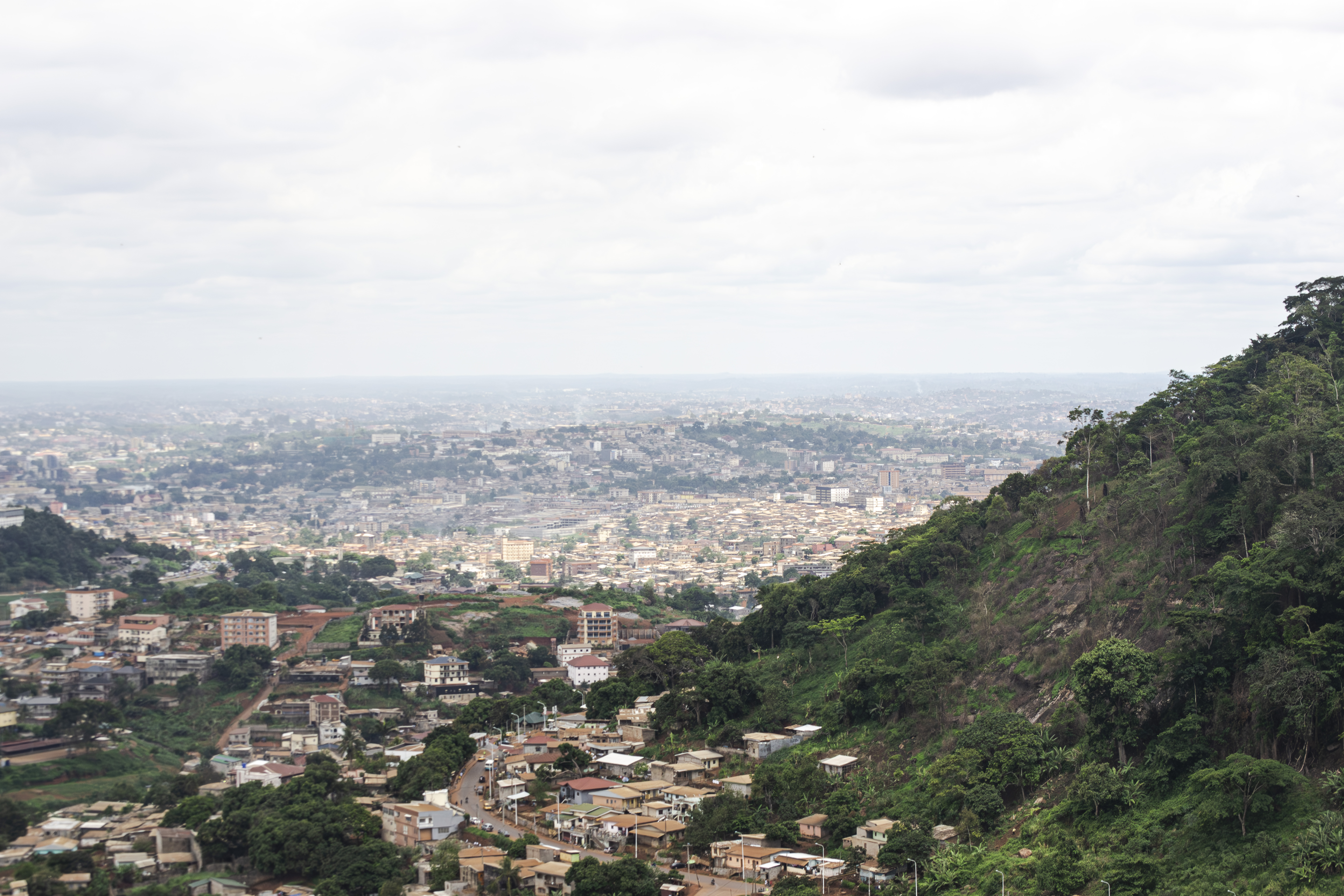 Vue aérienne de yaounde, Cameroun 02