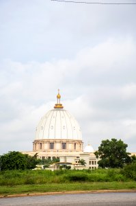 Dôme de le Basilique de Notre-Dame de la Paix à Yamoussoukro