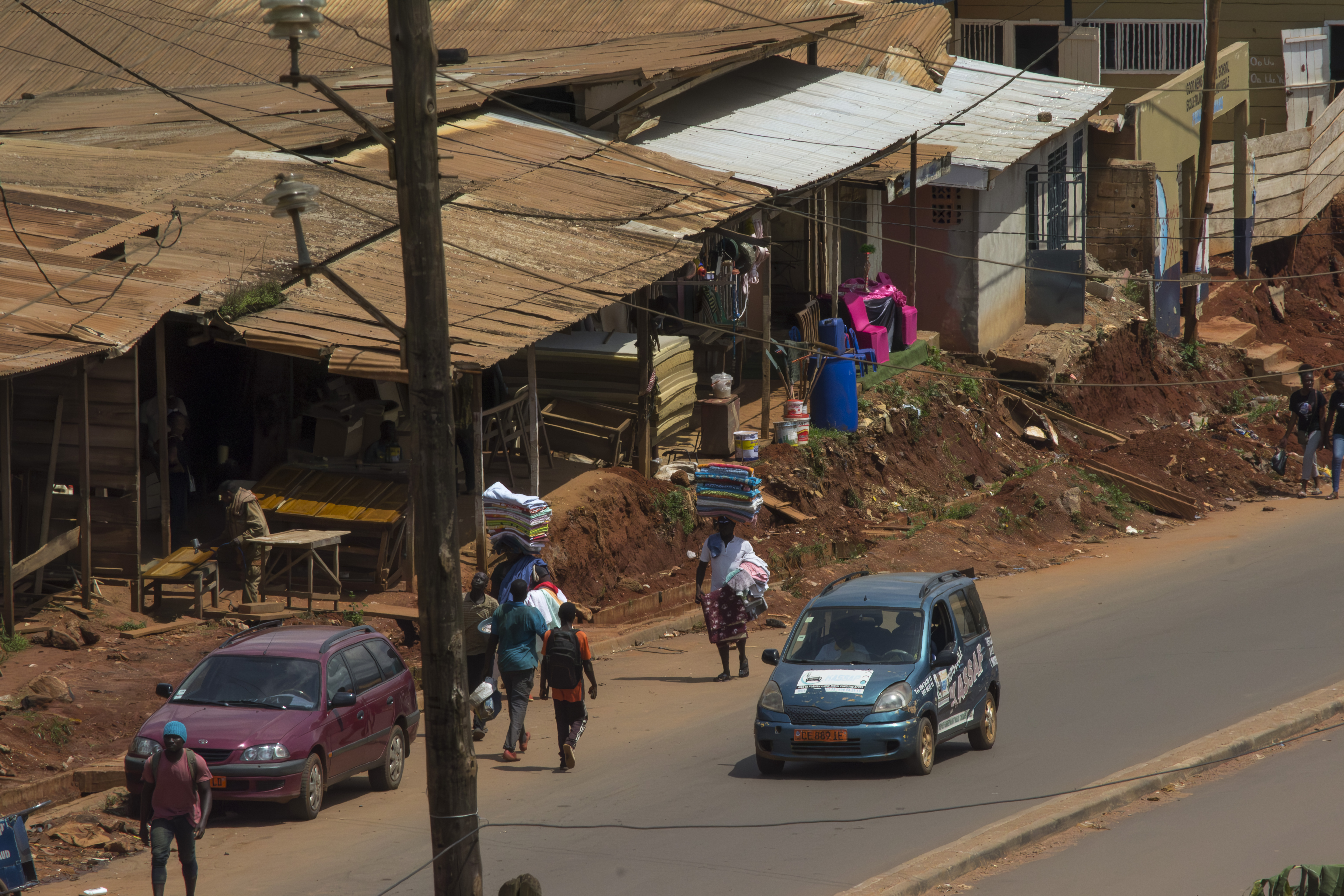 Madison lift à le Essos quartier de Yaounde, Cameroun