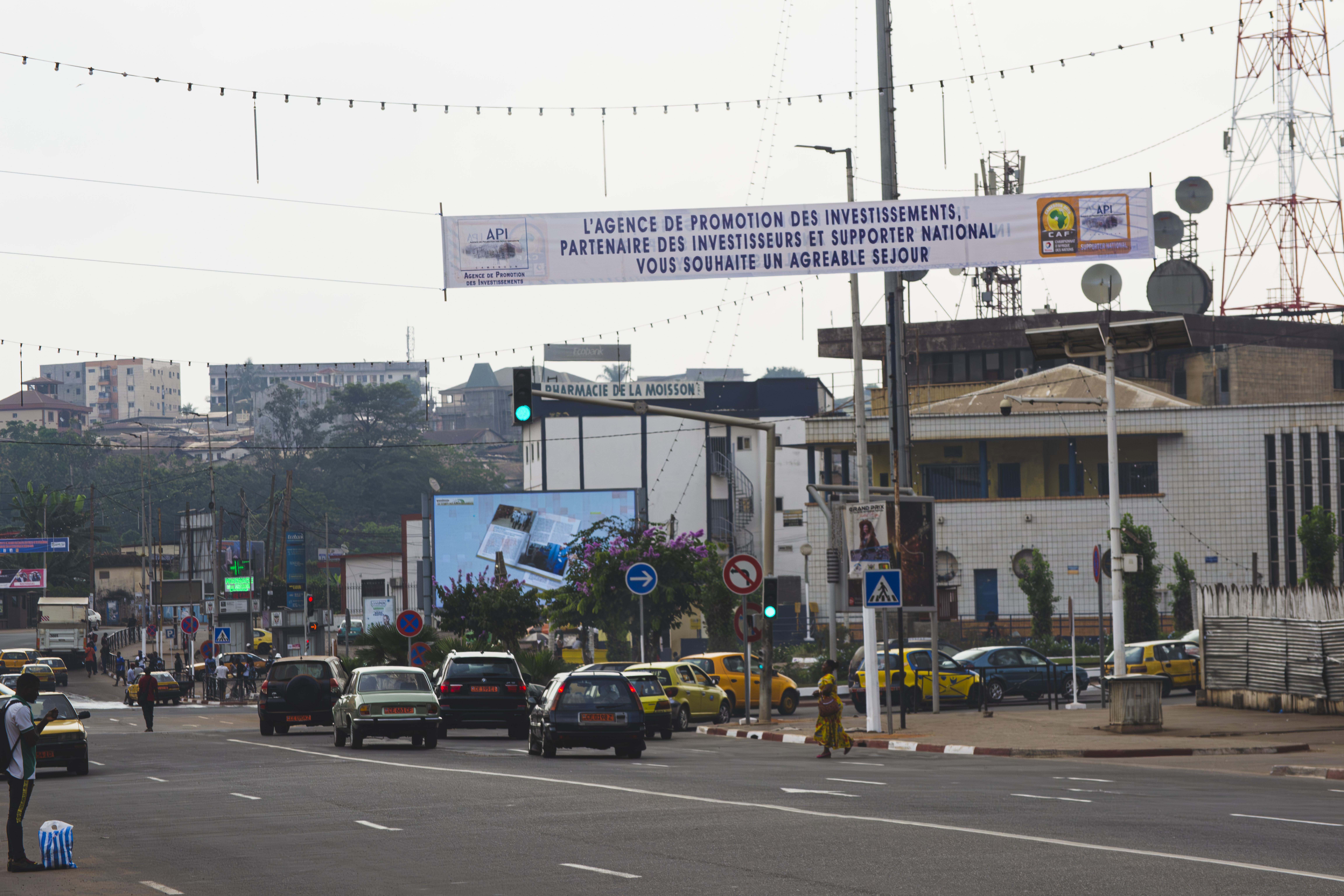 Rue à Yaounde, Cameroun 01