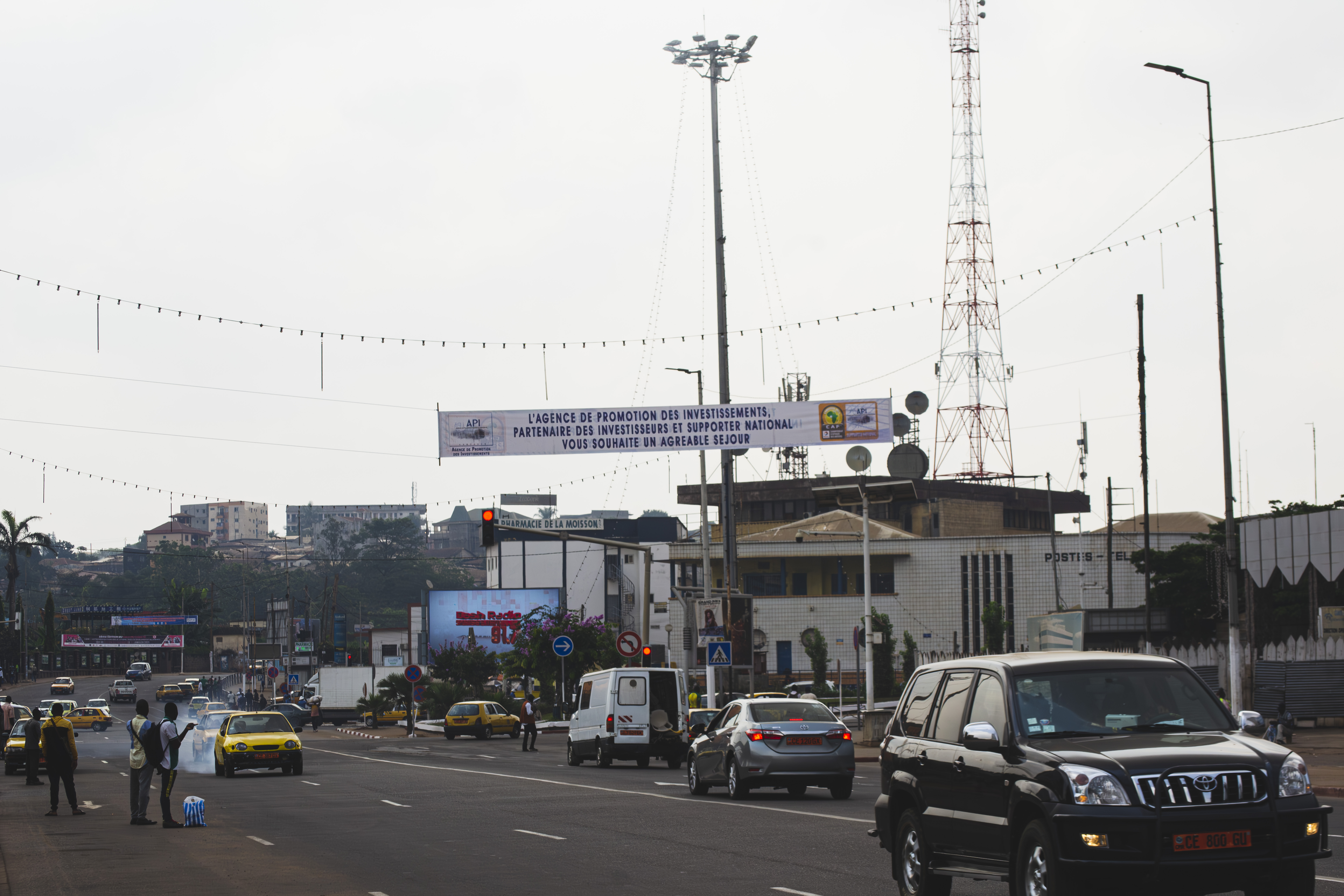 Rue à Yaounde, Cameroun