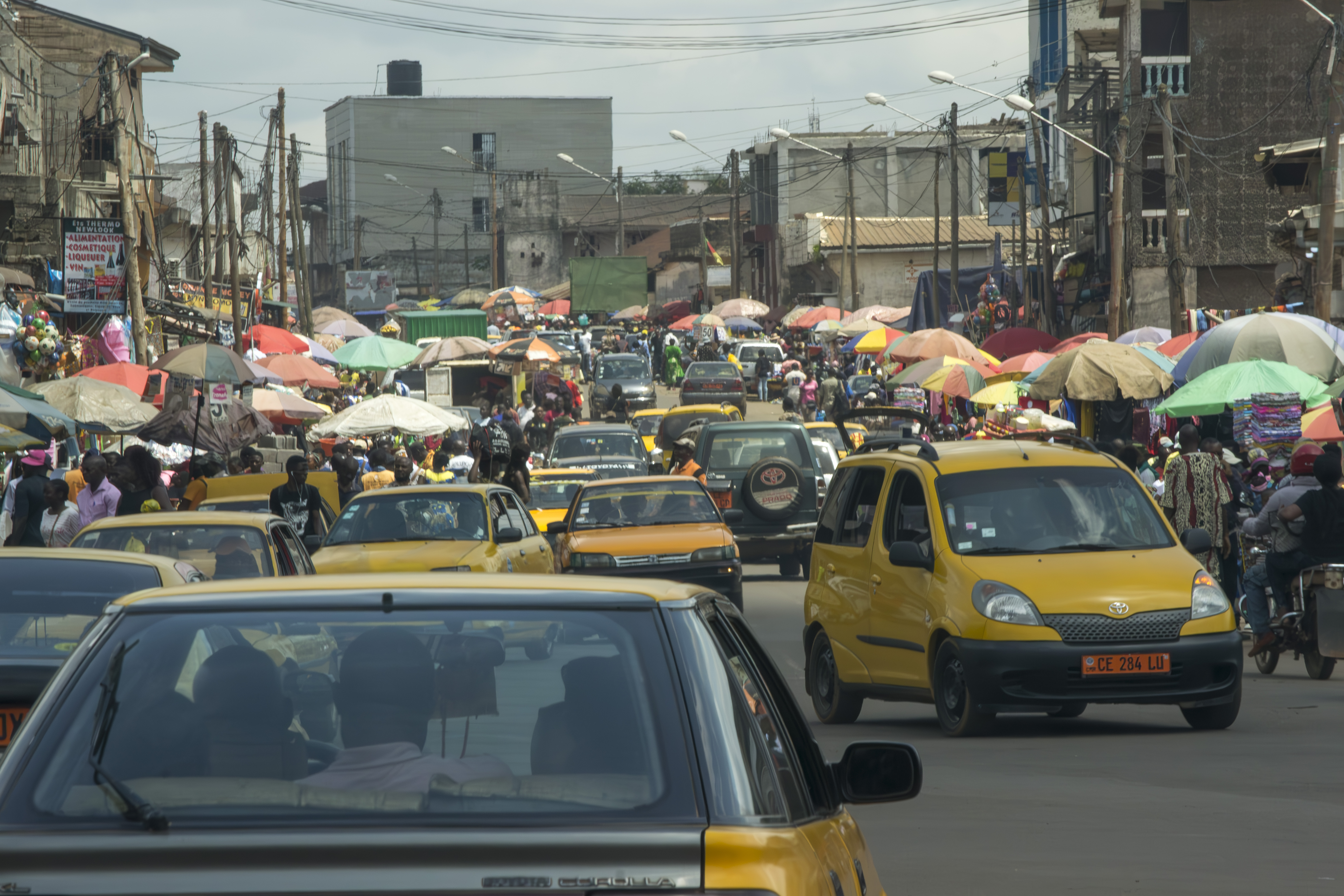 Rue à le mvog mbi quartier, Yaounde