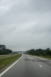 Circulation sur le autoroute du nord à Côte d'Ivoire (2)