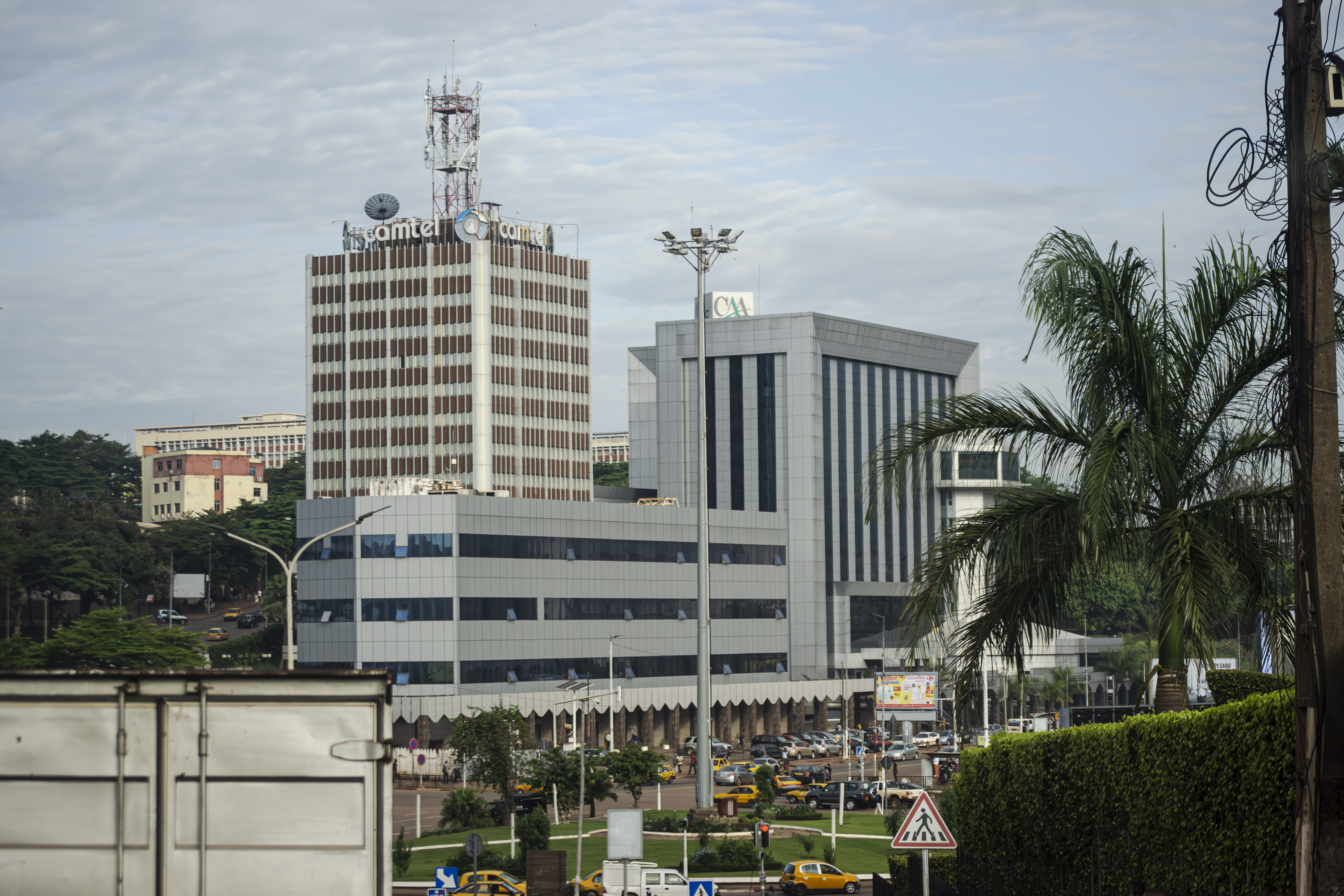 Bâtiments à downtown Yaounde, Cameroun 01