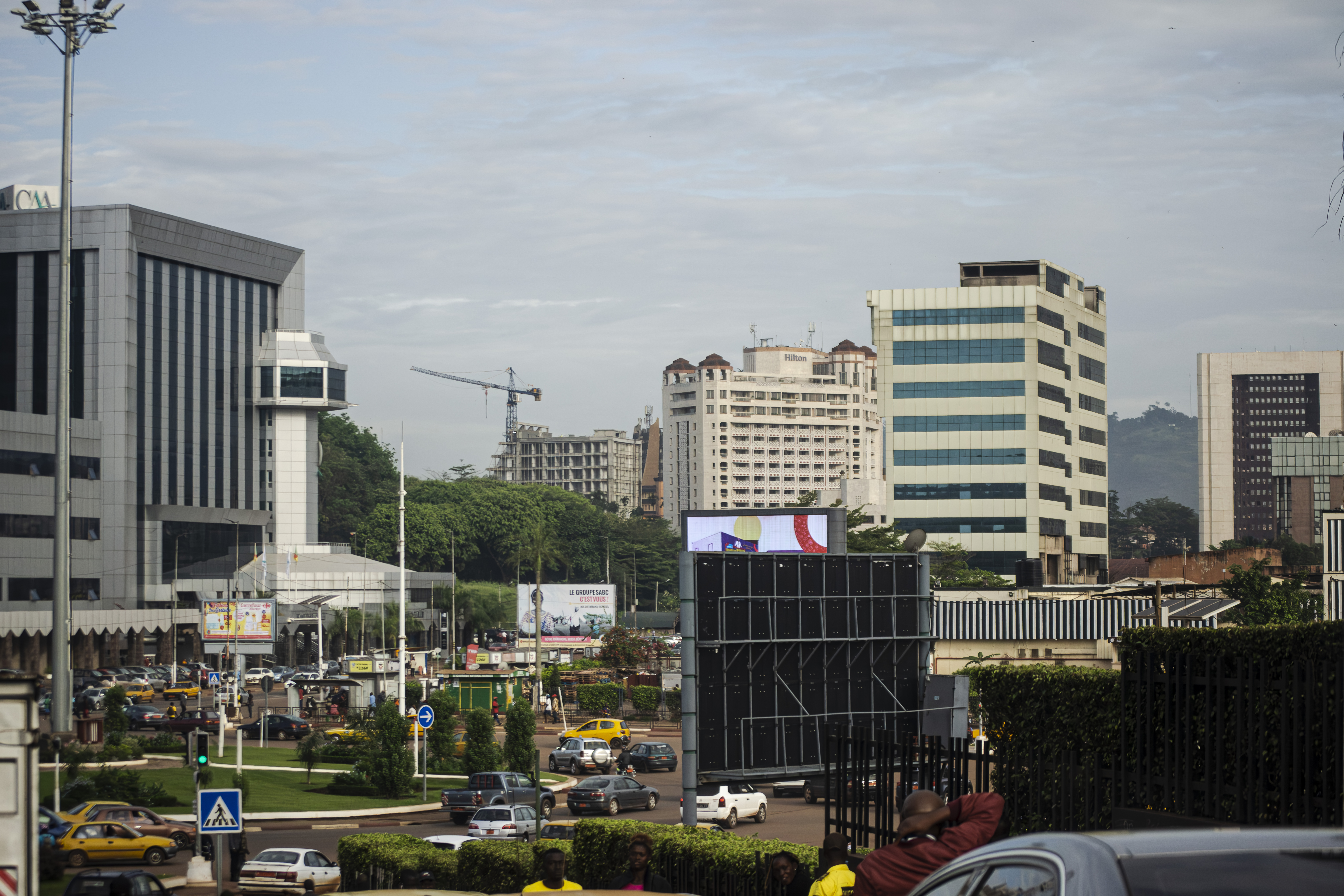 Bâtiments à downtown Yaounde, Cameroun 02