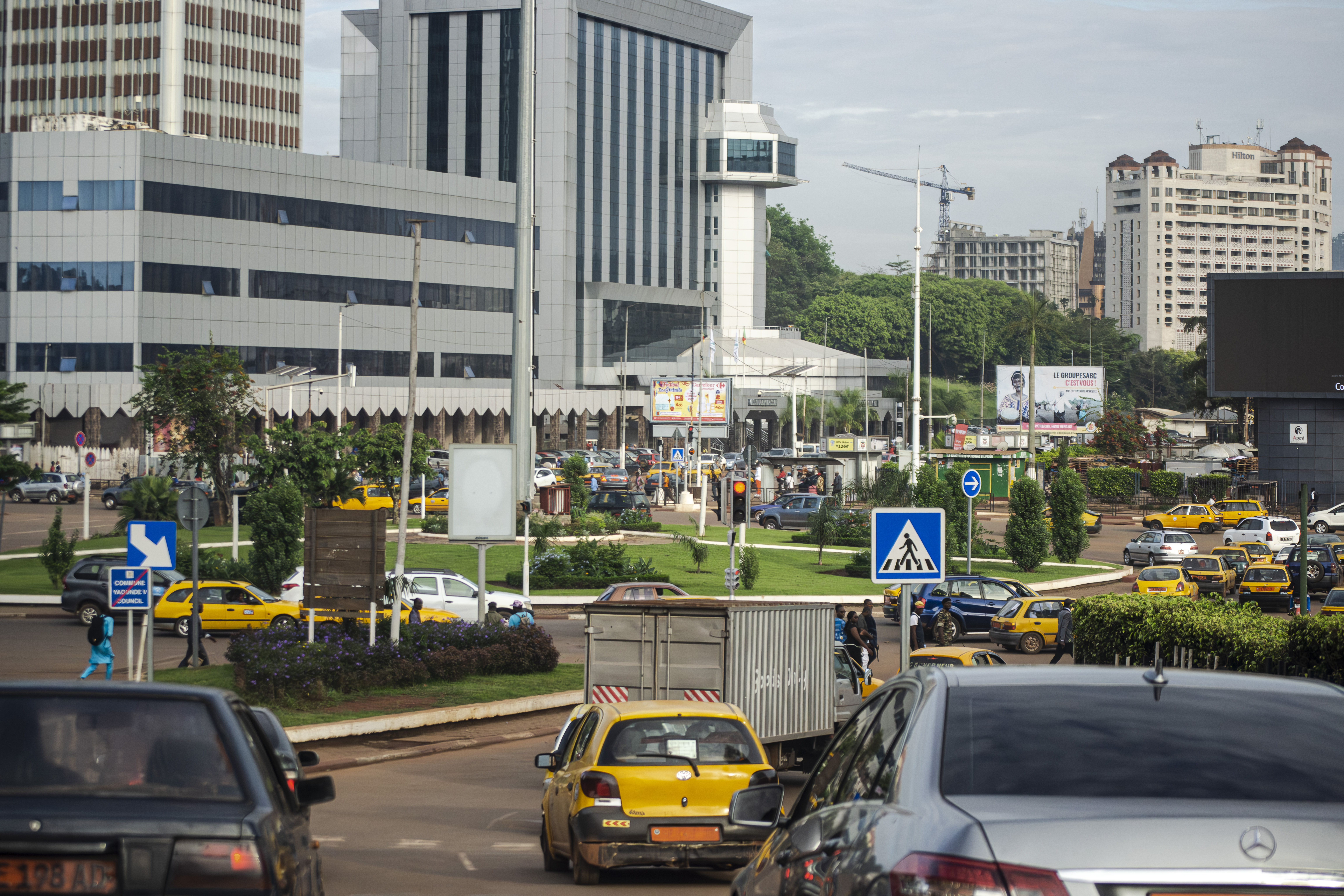 Bâtiments à downtown Yaounde, Cameroun 03