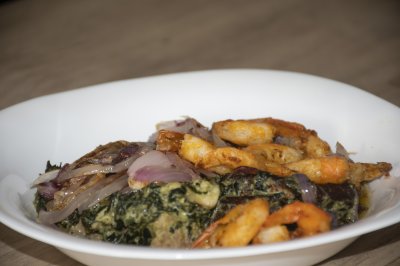 Ndolé dish