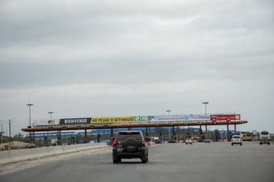 Péage sur le autoroute du nord à Côte d'Ivoire