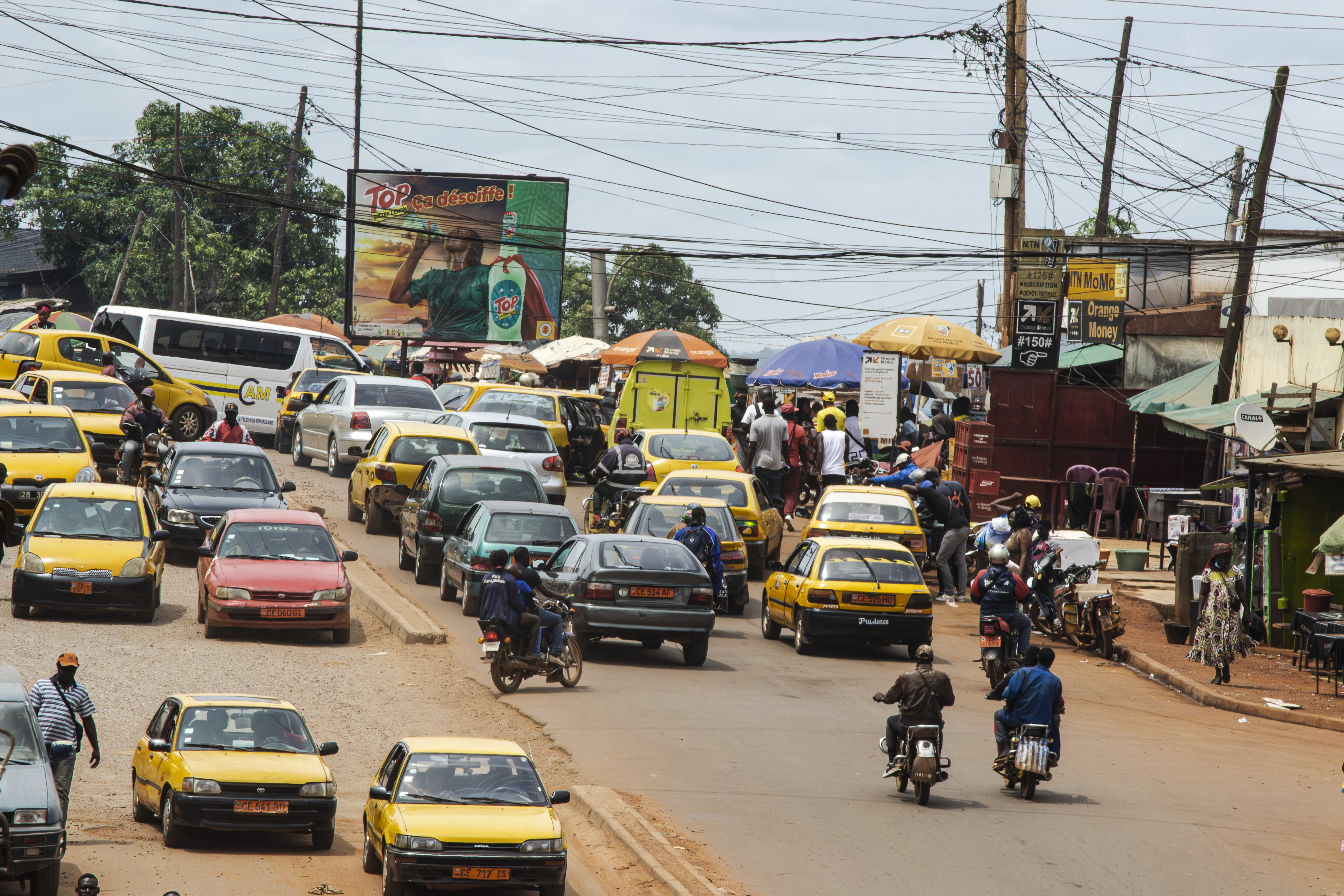 Embouteillage à mimboman terminus à yaounde