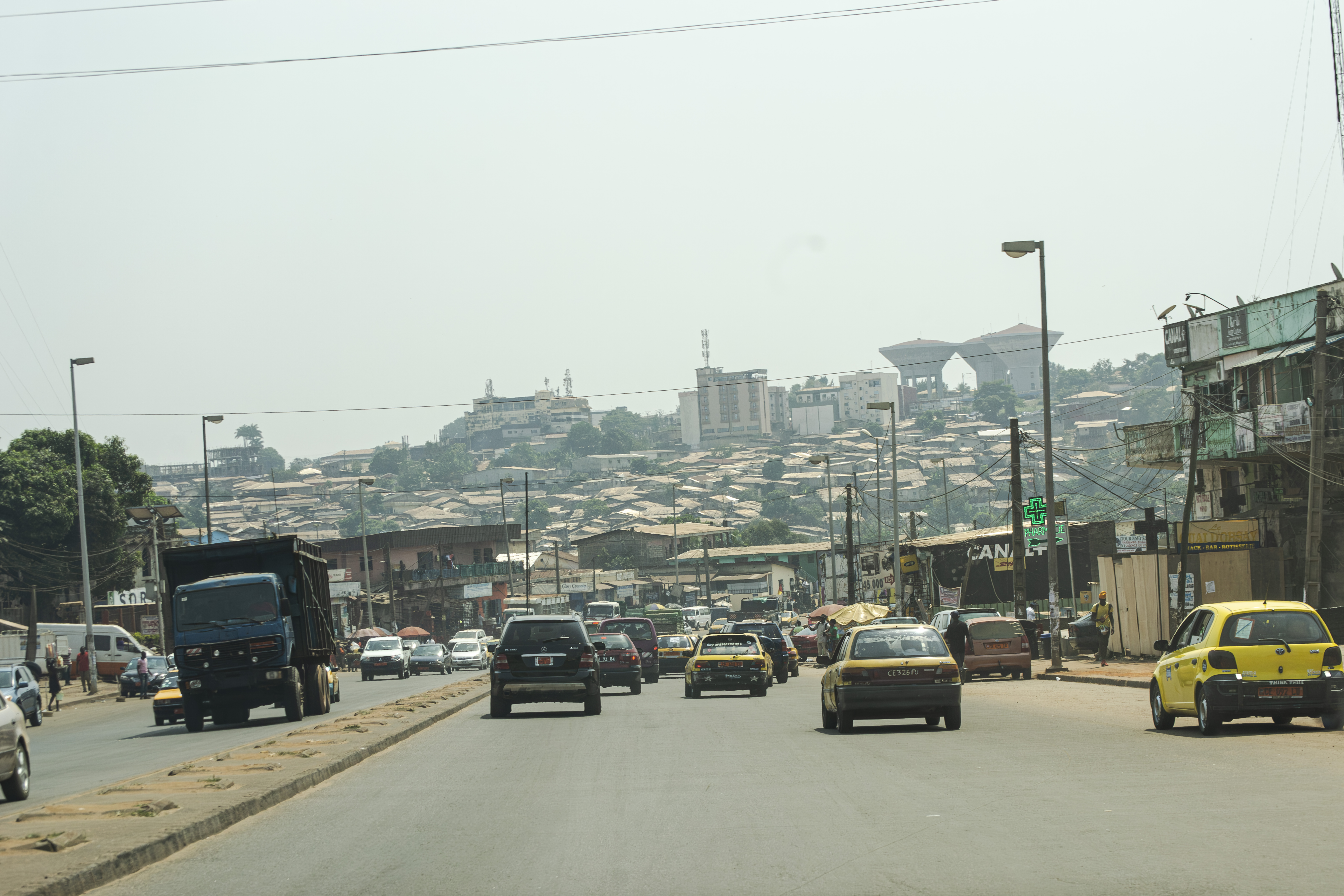 Paysage urbain de le mballa 2 quartier à Yaounde